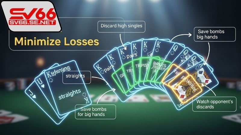 Chiến thuật đánh Tiến Lên ít thua hiệu quả