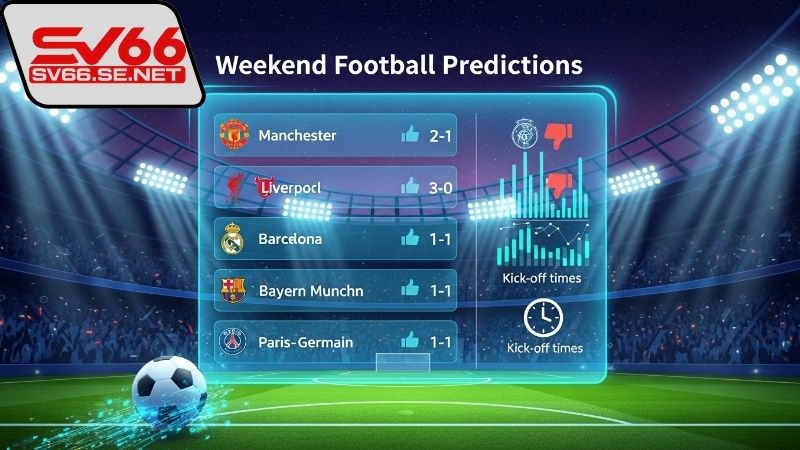 Mẹo dự đoán bóng đá cuối tuần cho người mới