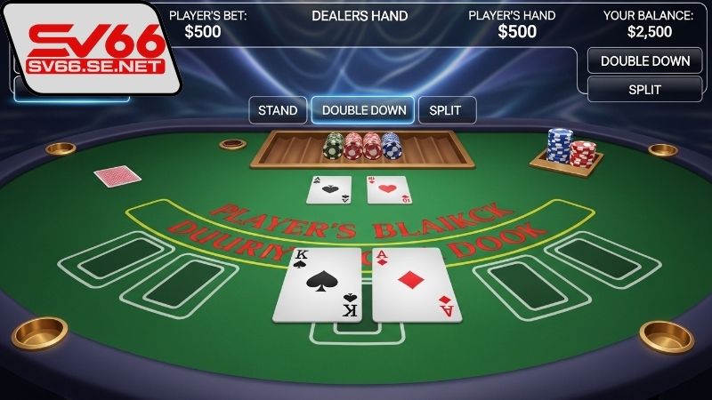 Cách áp dụng chiến thuật gấp thếp Blackjack